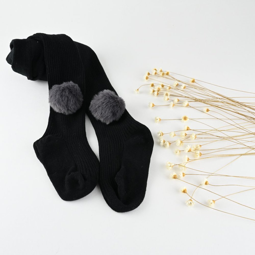 Cotton Ribbed Tights